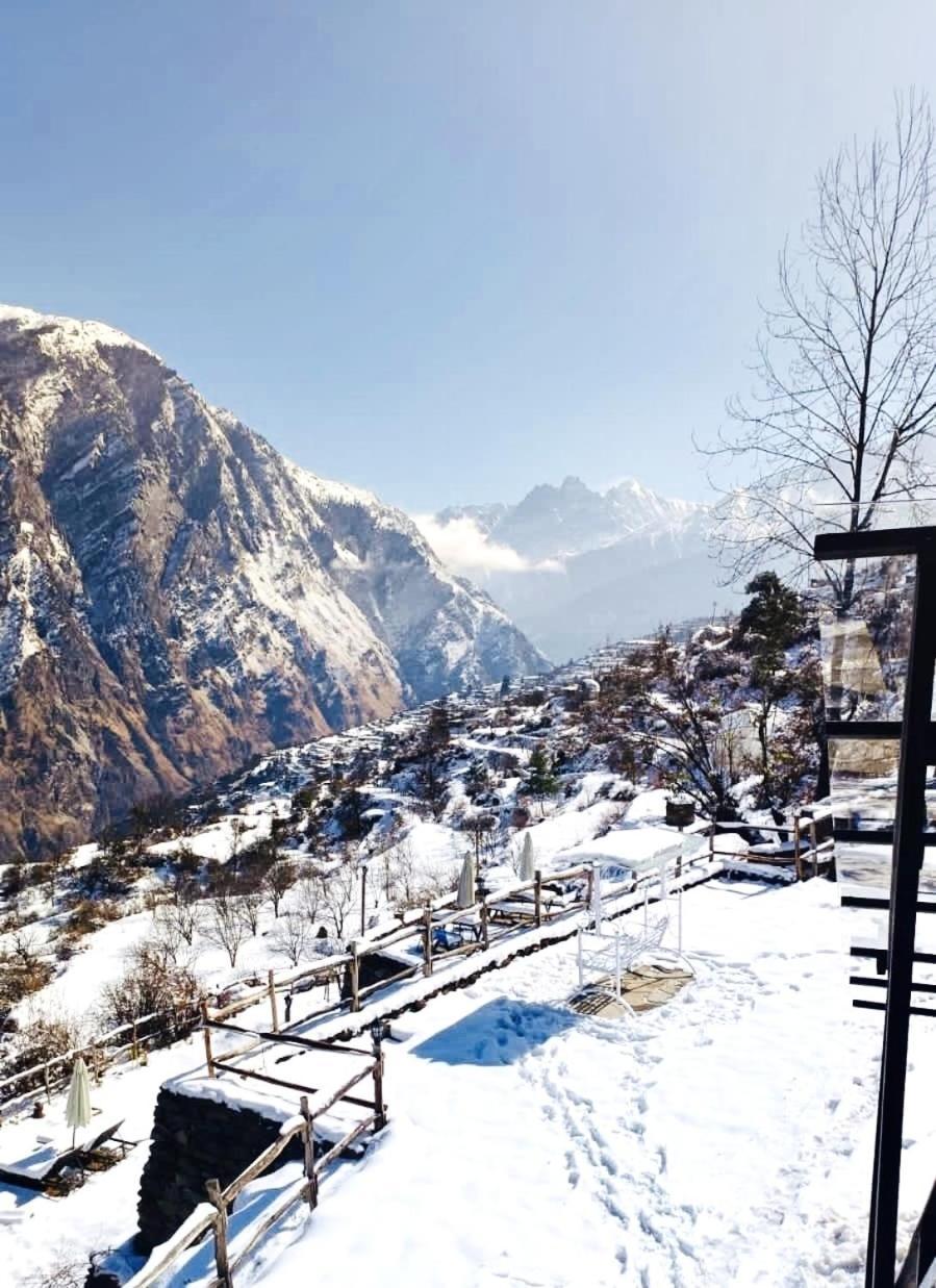 Faraway Cottages, Auli Joshimath Bagian luar foto