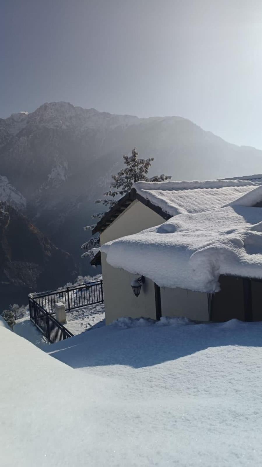 Faraway Cottages, Auli Joshimath Bagian luar foto